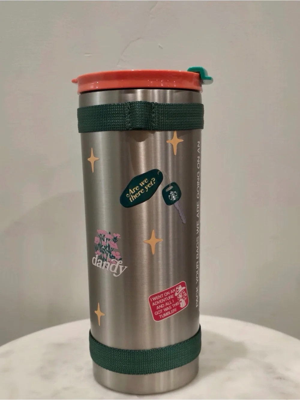 Starbucks Adventure Travel Mug Tumbler Starbucks X Dandy ROAD TRIP 20oz Water